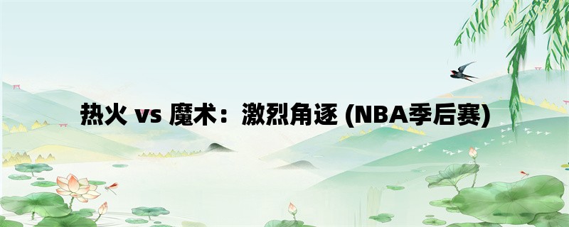 热火 vs 魔术：激烈角逐 (NBA季后赛)