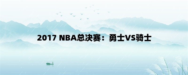 2017 NBA总决赛：勇士VS骑士