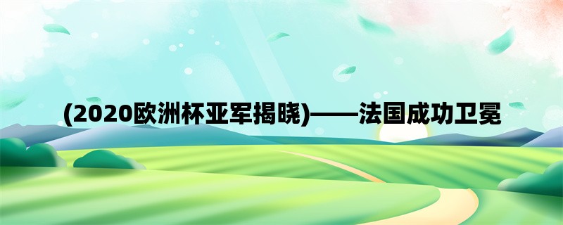 (2020欧洲杯亚军揭晓)，法国成功卫冕