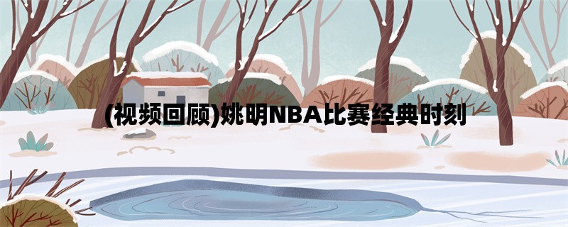 (视频回顾)姚明NBA比赛经典时刻