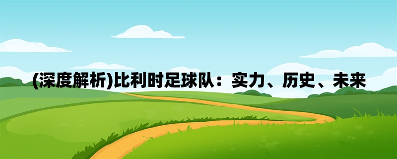 (深度解析)比利时足球队：实力、历史、未来