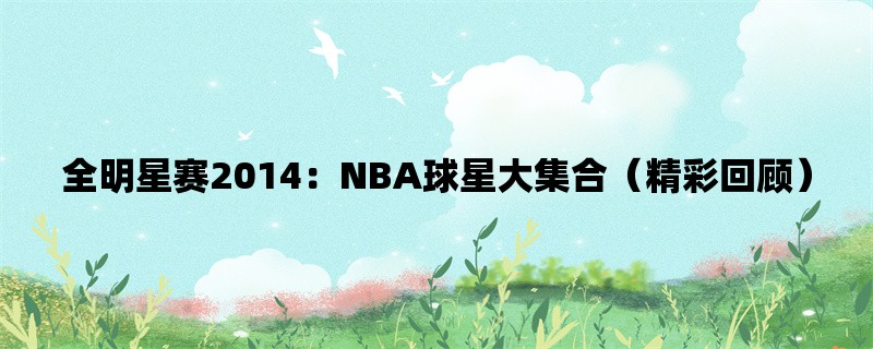 全明星赛2014：NBA球星大