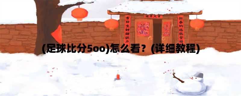 (足球比分5oo)怎么看？