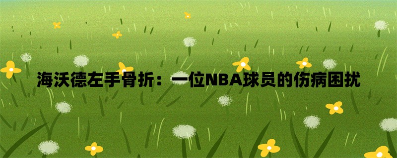 海沃德左手骨折：一位NBA球员的伤病困扰