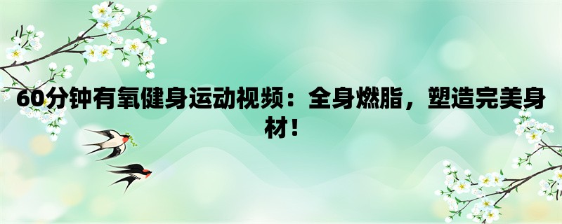 60分钟有氧健身运动视频