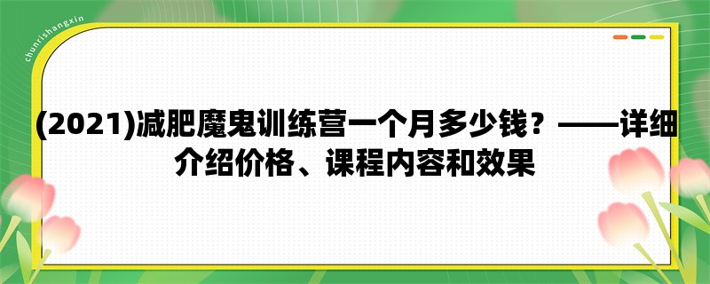 (2021)减肥魔鬼训练营一个