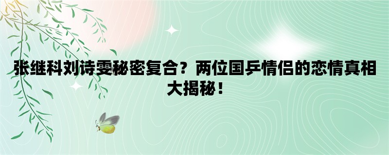 张继科刘诗雯秘密复合？两位国乒情侣的恋情真相大揭秘！